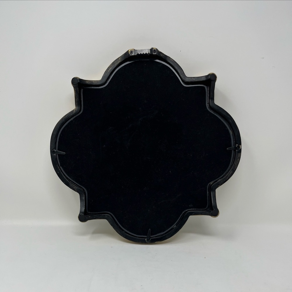 Vintage Quatrefoil Gold Gilt Framed Wall Mirror 12” Home Decor - Picture 2 of 7